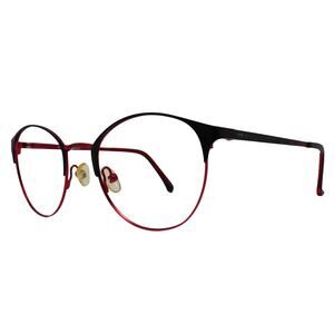 Karen Kane Petites Durian Black/Red 48-19-135 mm Eyeglasses FRAMES ONLY - GOOD